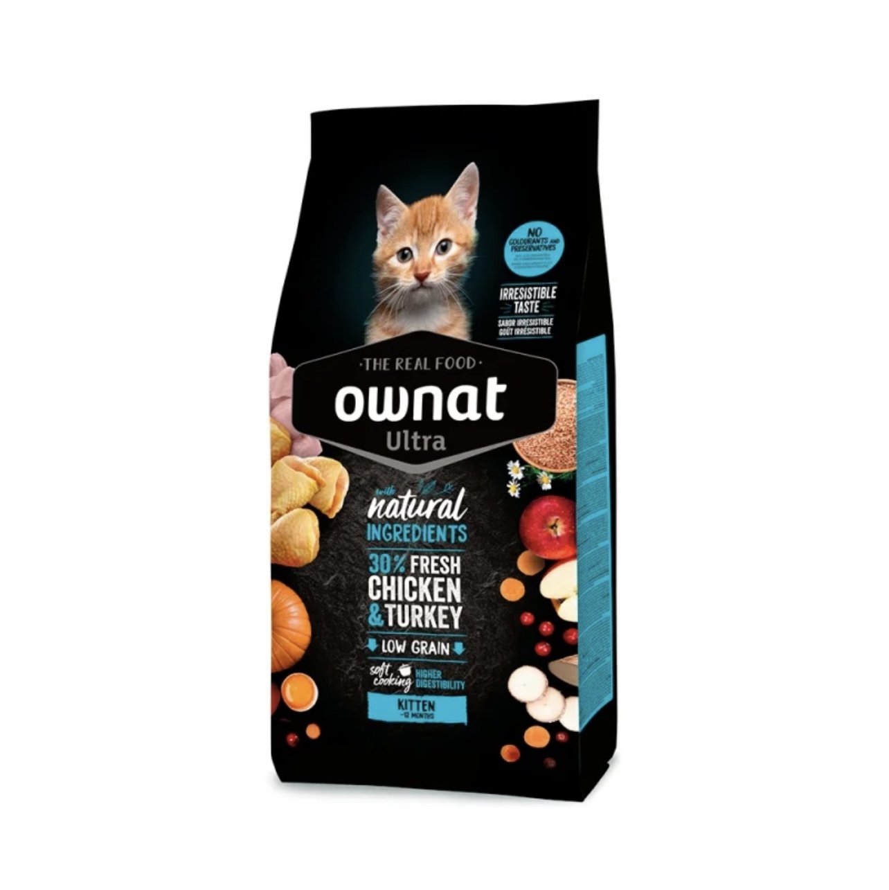 Ownat Ultra Kitten με Κοτόπουλο & Γαλοπούλα 400gr